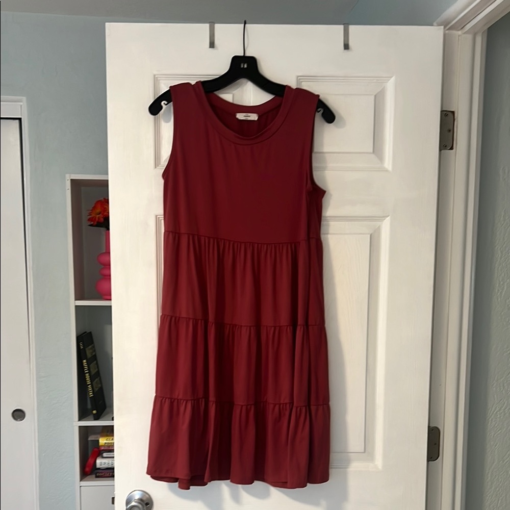 Entro Red Sleeveless Dress